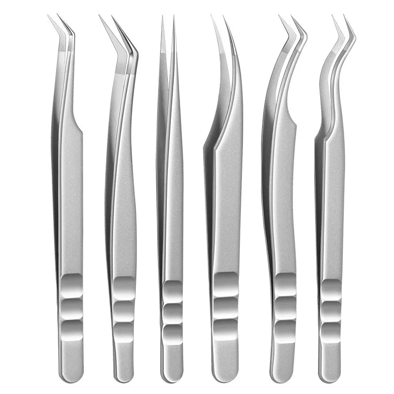 Stainless Steel Lash Extension Tweezer – Anti-Static Matte