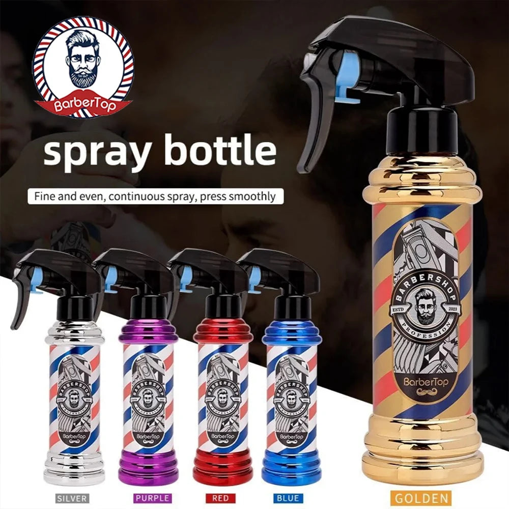 Vintage Barbershop Fine Mist Spray Bottle 200ml | Salon Use