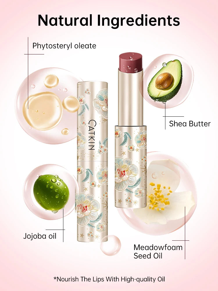 CATKIN 3PCS Glossy Lip Balm Set | Mirror Shine 12H Hydration Lip Balm Set PRIMED
