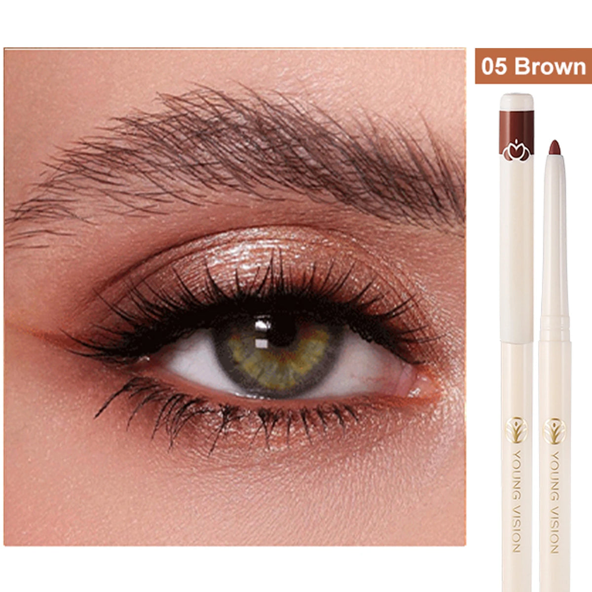 Waterproof Gel Eyeliner Pencil – 12 Colors Matte & Shimmer