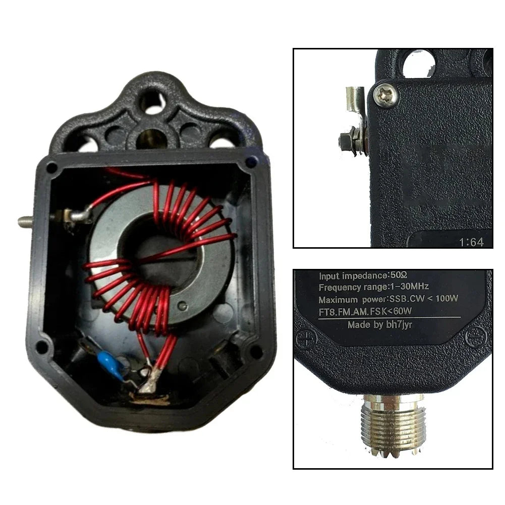 1:64 EFHW Balun 1–30MHz 100W PEP | End Fed Half Wave Ham Radio