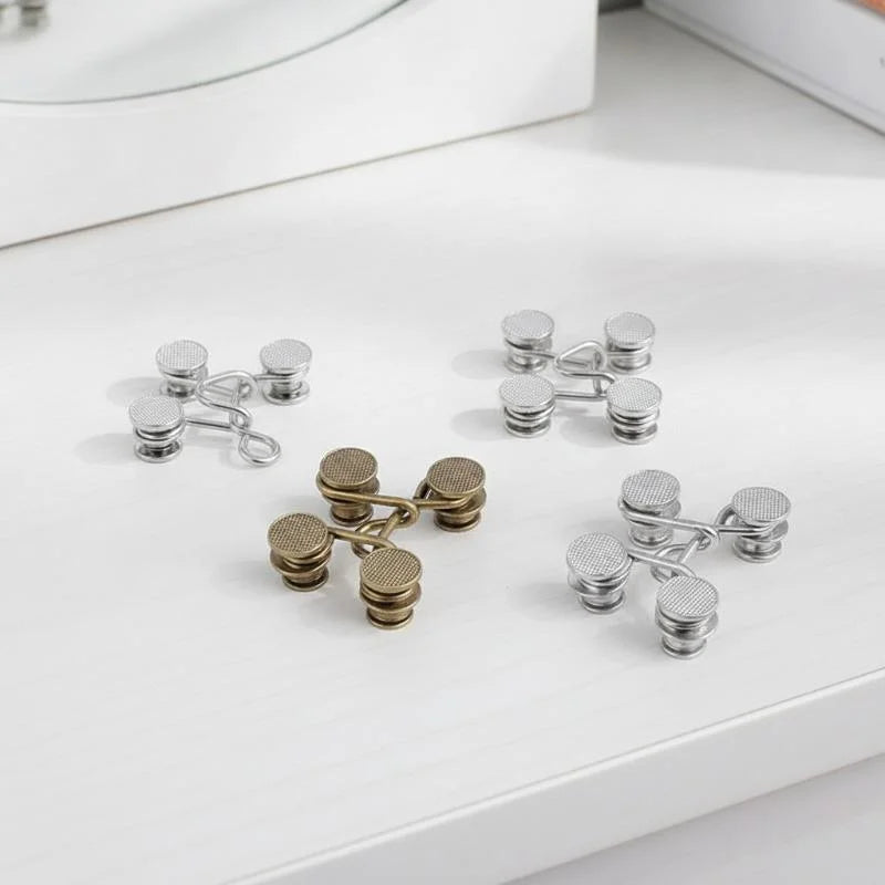 No-Sew Waist Tightener Button Pins for Jeans & Pants