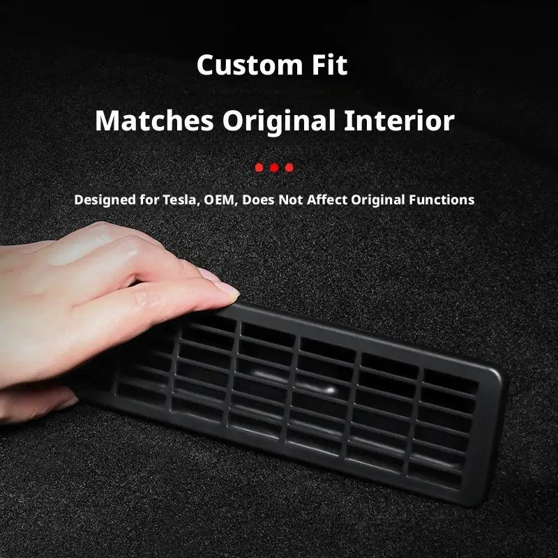 Tesla Model Y 2025-2026 Under-Seat Rear Vent Cover Pair