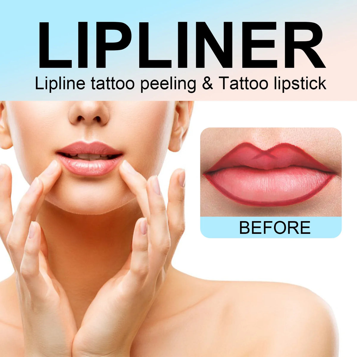 Peel Off Lip Liner Tattoo – Waterproof Matte Velvet Lip Tint Lip Liner Tint PRIMED