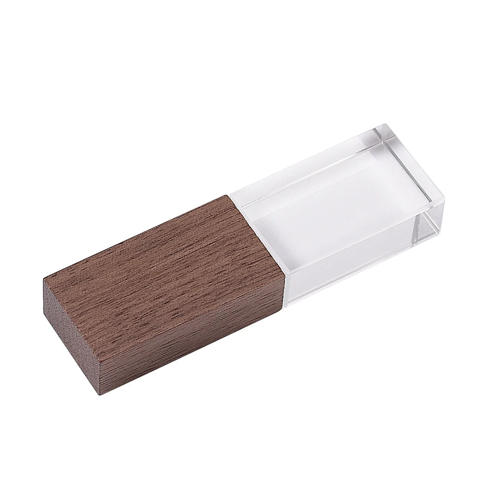 Wooden USB Flash Drive 8–128GB | Free Laser Engraving Logo