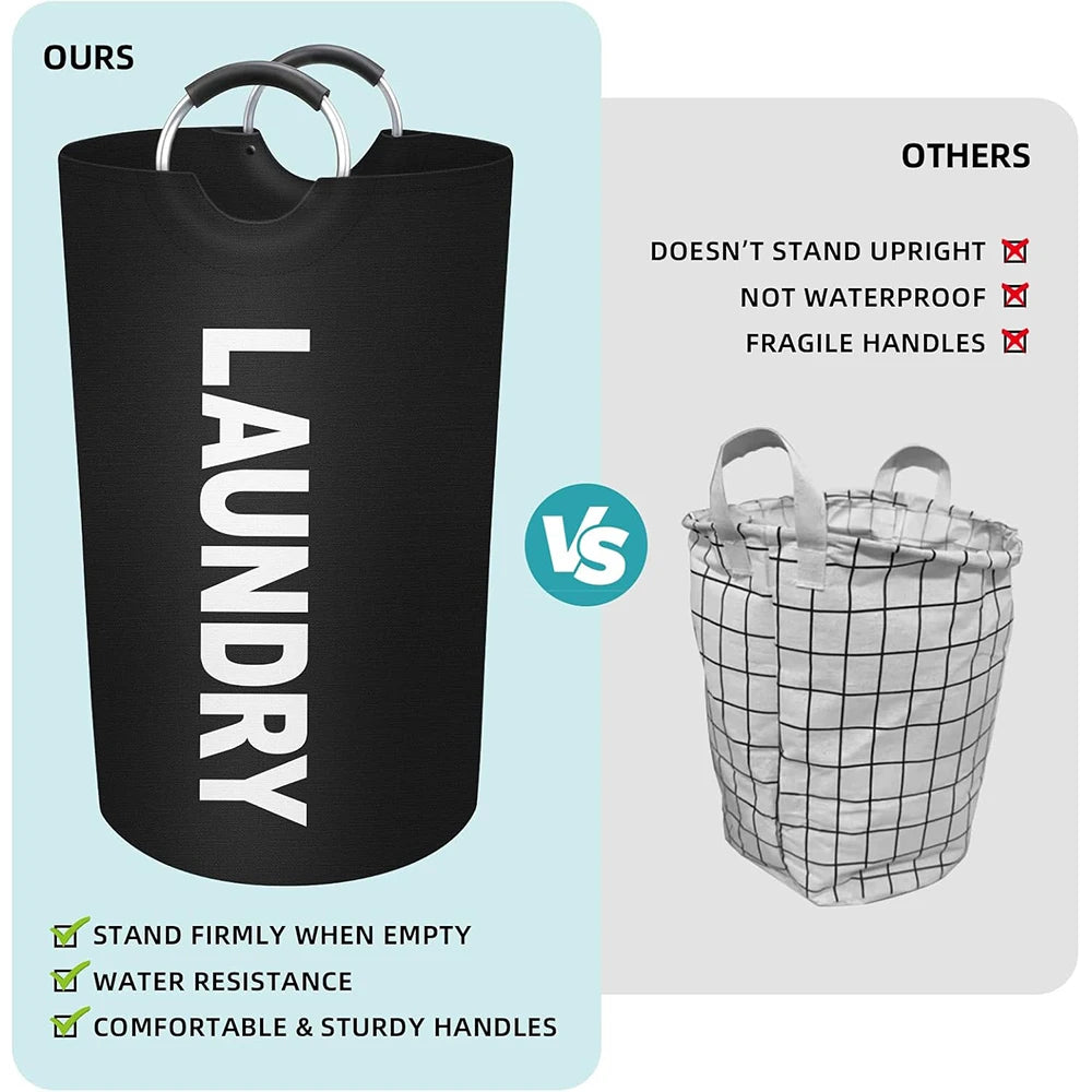 90L Collapsible Laundry Basket – Waterproof Foldable Hamper Laundry Hamper PRIMED