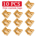 10-Pack Wooden USB Flash Drives 32GB 64GB 128GB Custom Logo USB Flash Drive PRIMED 32 GB carbon-box
