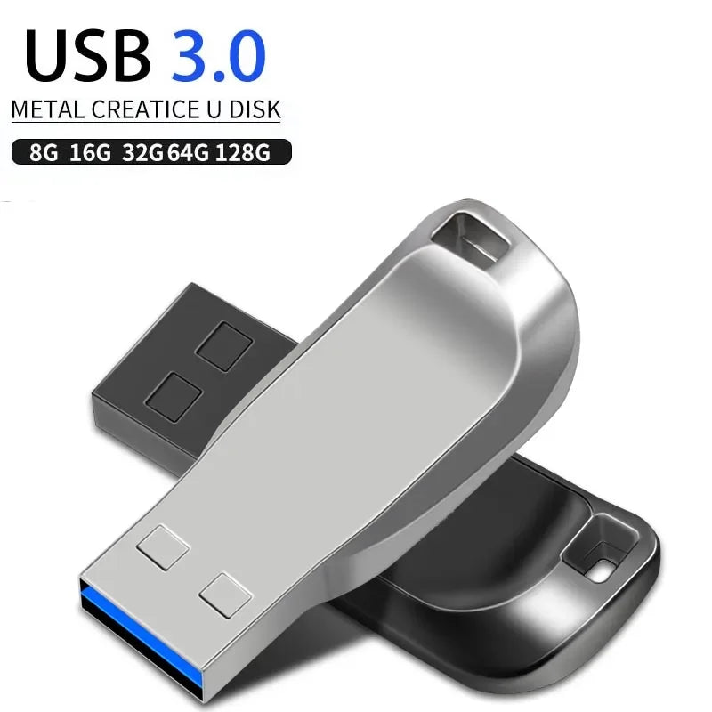 JASTER USB 3.0 Metal Flash Drive 8GB–128GB | Custom Logo USB Flash Drive PRIMED