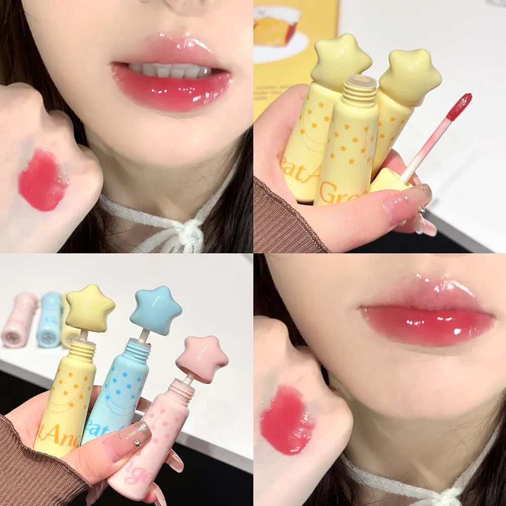 Waterproof Mirror Lip Gloss 6 Shades – Nude & Brown Long-Lasting