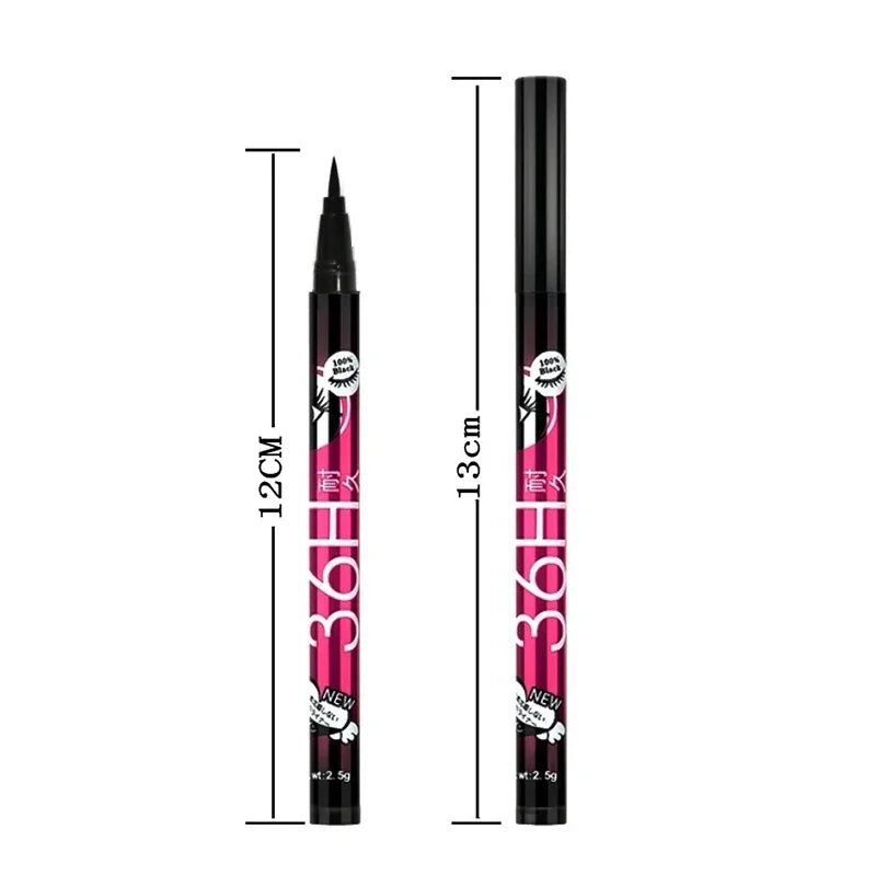 Black Liquid Eyeliner Pen – Ultra-Fine Waterproof Tip (1/2/5pk) Liquid Eyeliner Pen PRIMED