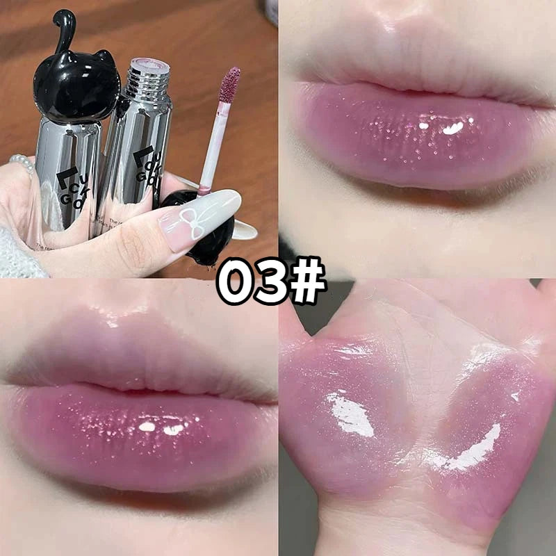 Watery Mirror Lip Gloss – Moisturizing Shiny Lip Glaze 6 Colors