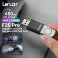 Lexar F35 Pro Fingerprint USB 3.2 Flash Drive 256-bit AES Encrypted USB Drive PRIMED 256GB