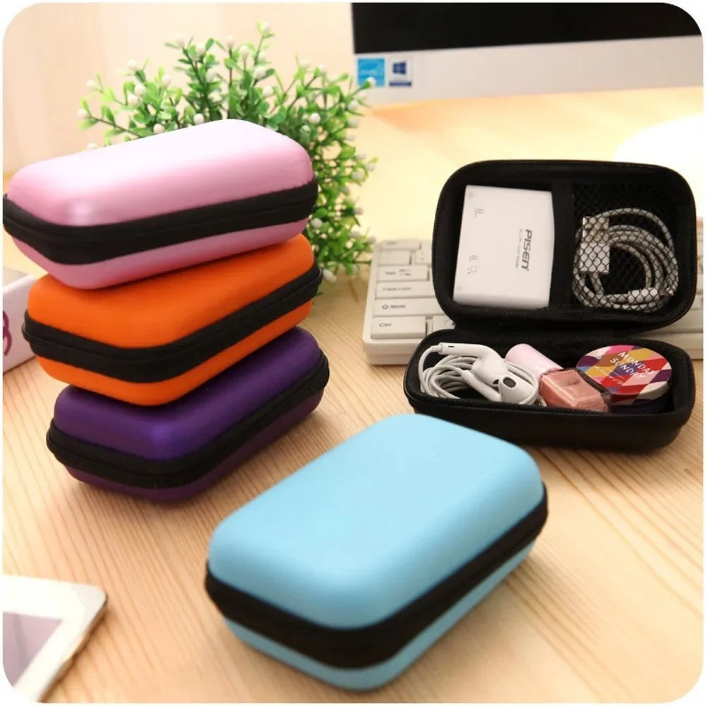 EVA Hard Drive Case – Shockproof HDD SSD Earphone Organizer Bag Electronics Storage Case PRIMED