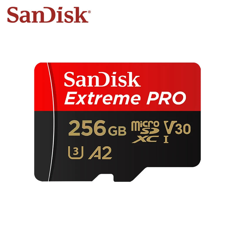 SanDisk Extreme PRO microSDXC 32GB–1TB V30 A2 4K UHD Card
