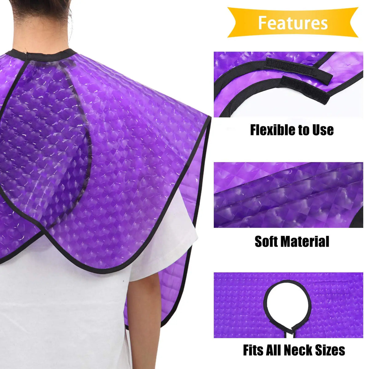 Waterproof Hairdressing Cape for Hair Dye & Haircuts
