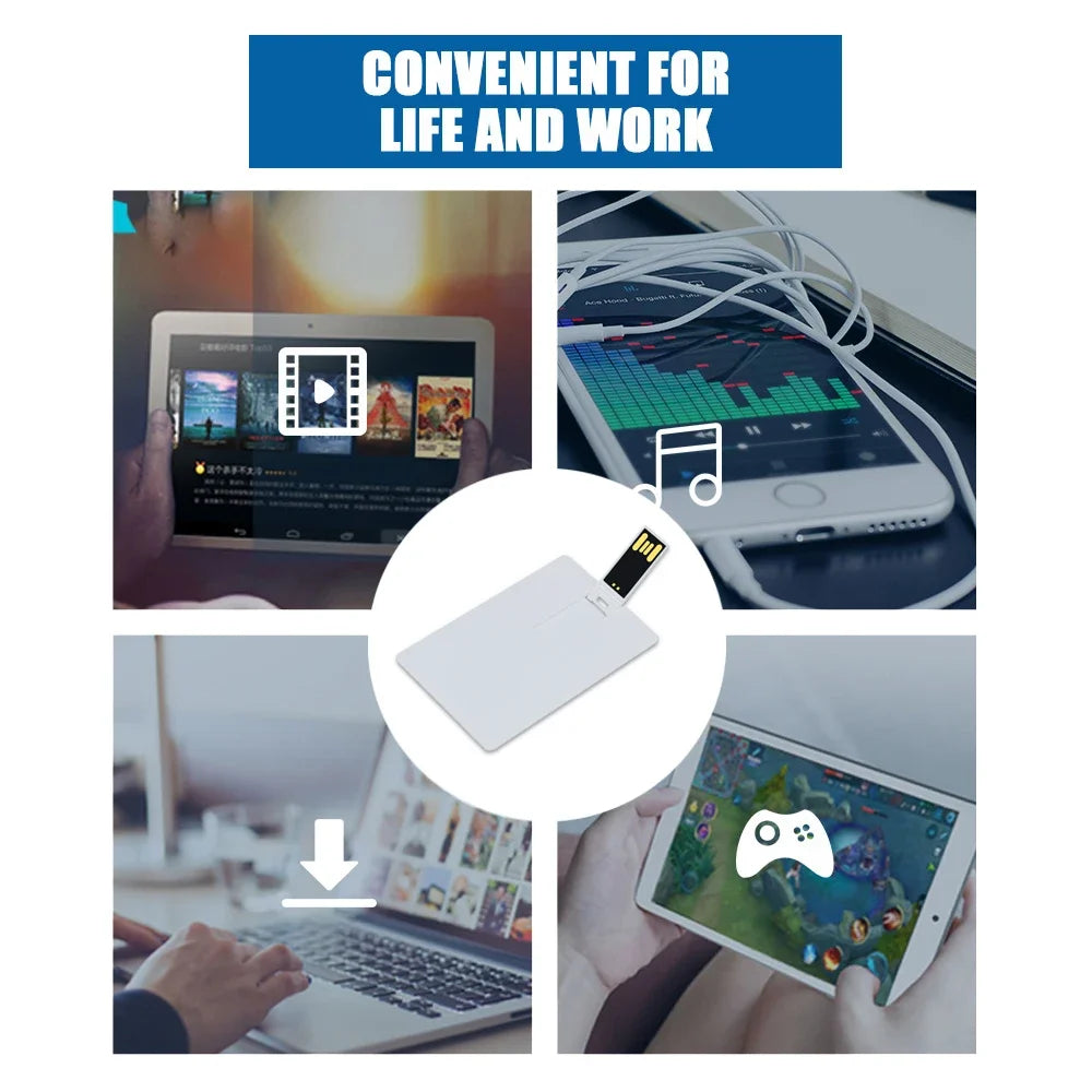 Custom Logo Credit Card USB Flash Drive 4GB–32GB Bulk Gifts Custom USB Flash Drive PRIMED