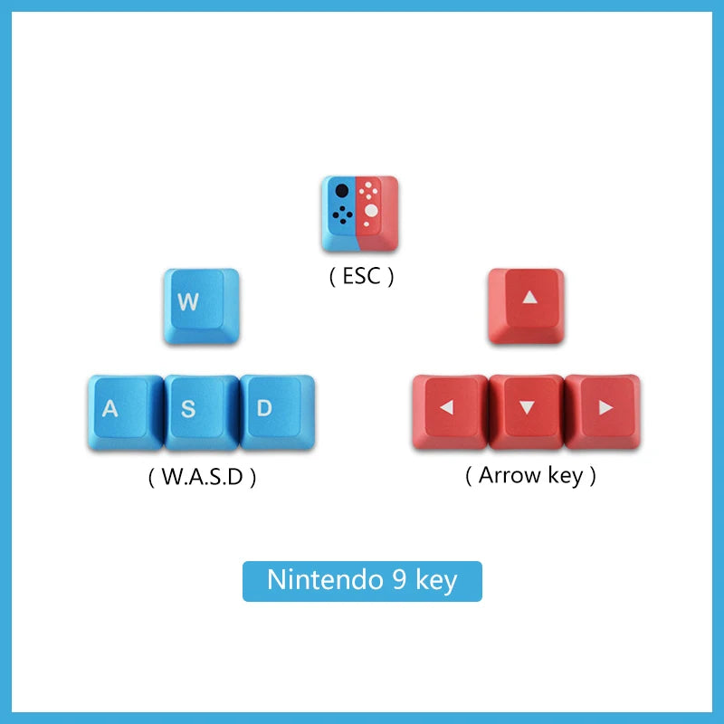 UTHAI RGBY PBT Sublimation WASD Keycaps – Mechanical Keyboard
