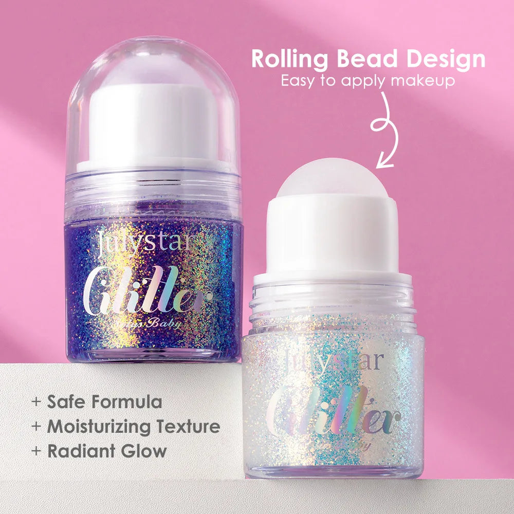 Glitter Gel Cream Face Body Eye Sequin Stage Makeup 20g Glitter Eyeshadow Gel PRIMED