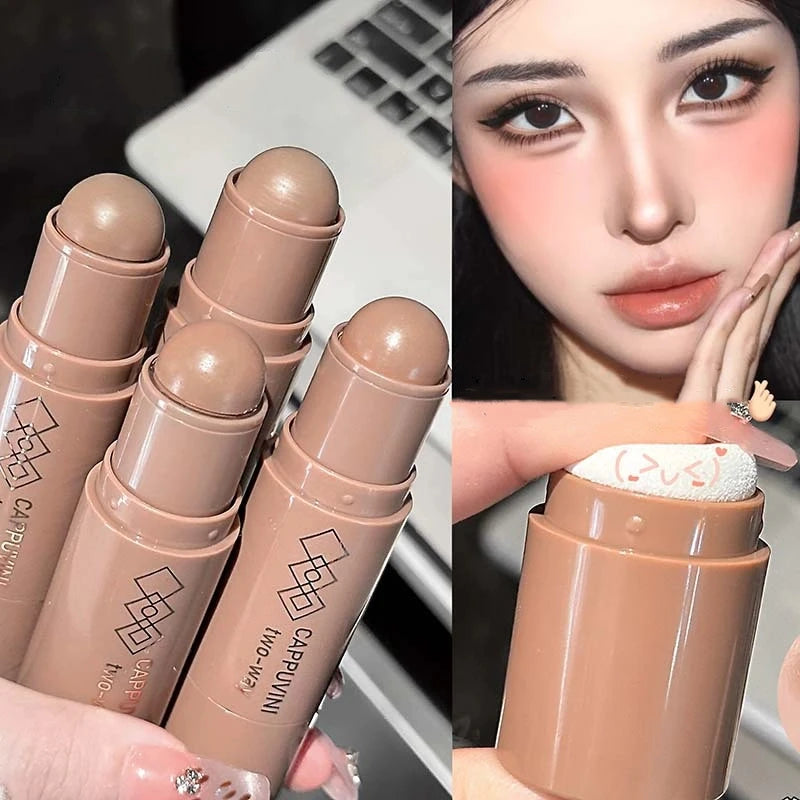 Face Contour Bronzer Stick – Matte Cream Nose Shadow Pen Contour Bronzer Stick PRIMED