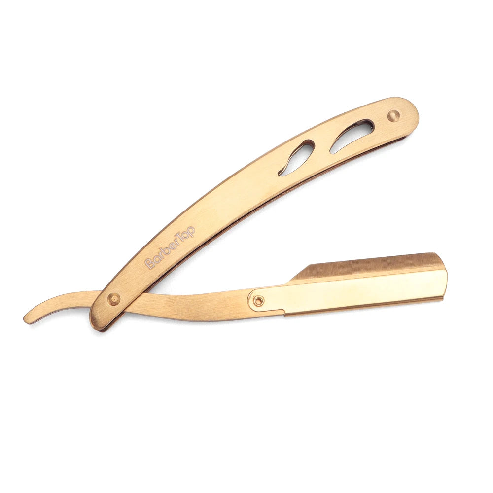 Men's Folding Shavette Razor – Replaceable Blades, 5 Colors