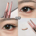 Double-End Lying Silkworm Eyeliner & Highlighter Pencil Eye Makeup Pencil PRIMED 01 Nude Brown