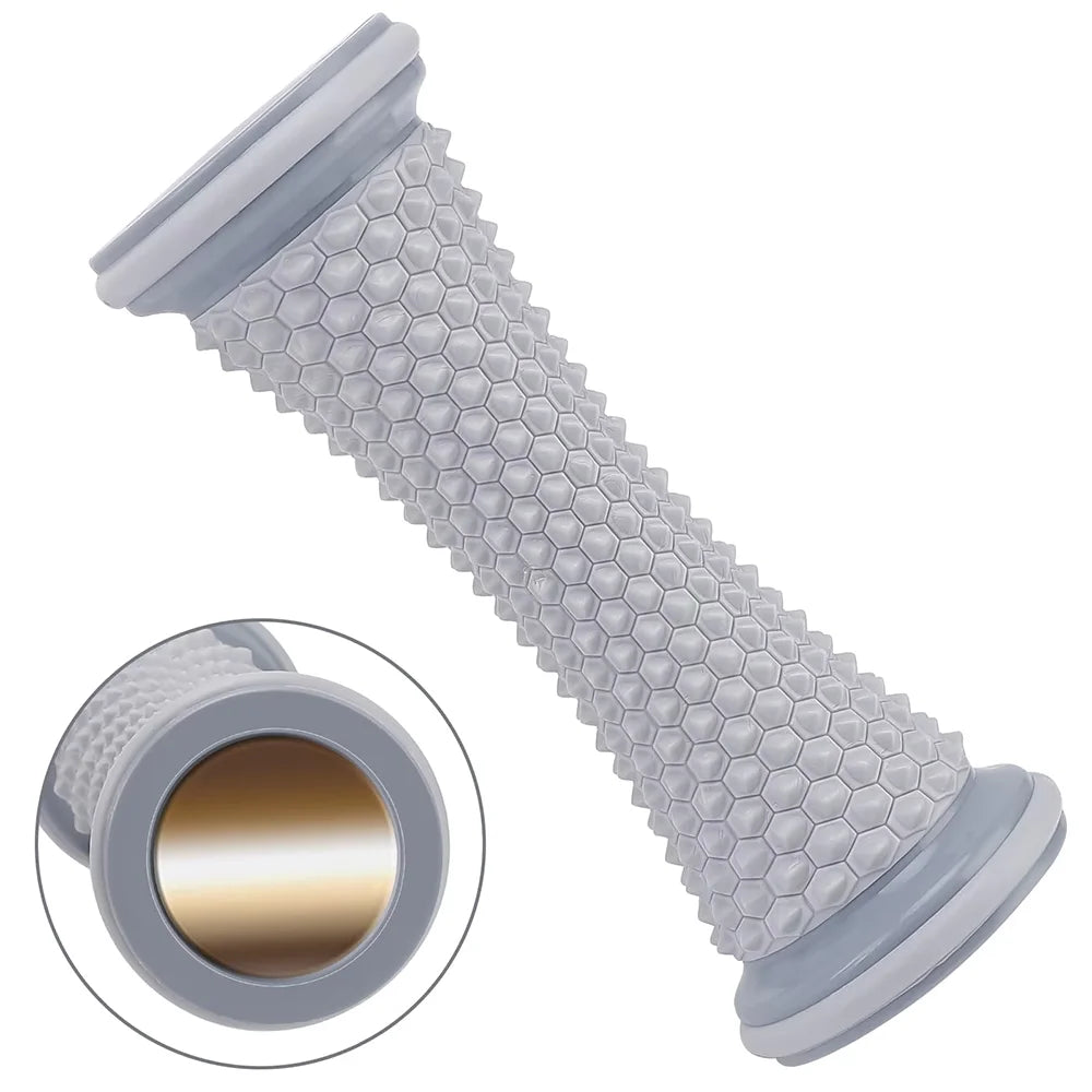 Honeycomb Foot Massage Roller – Manual ABS Relaxation Tool Foot Massage Roller PRIMED SZ375-Gray No plug