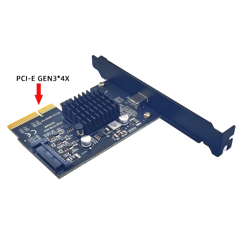 USB 3.2 Gen2×2 20Gbps PCIe x4 to Type-C Expansion Card PCIe Expansion Card PRIMED