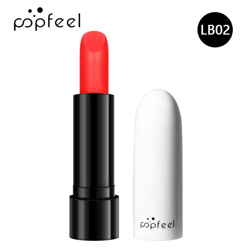 Popfeel Matte Velvet Lipstick – Waterproof & Long-Lasting
