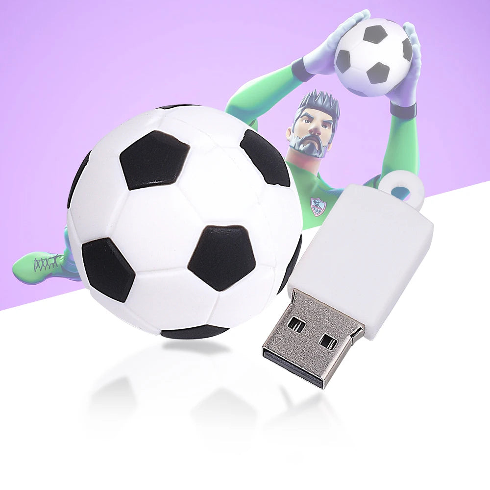 Football Silicone USB Flash Drive 4GB–128GB | JASTER Gift USB Flash Drive PRIMED