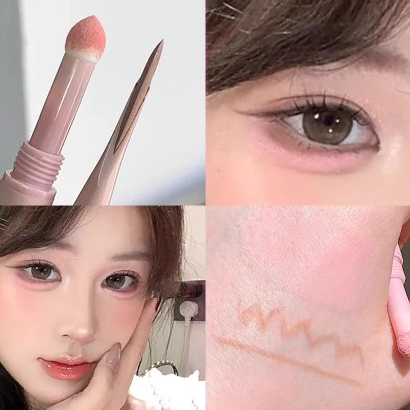 Double-Ended Eyeliner & Glitter Eyeshadow Pen | Waterproof Eye Makeup Pen PRIMED