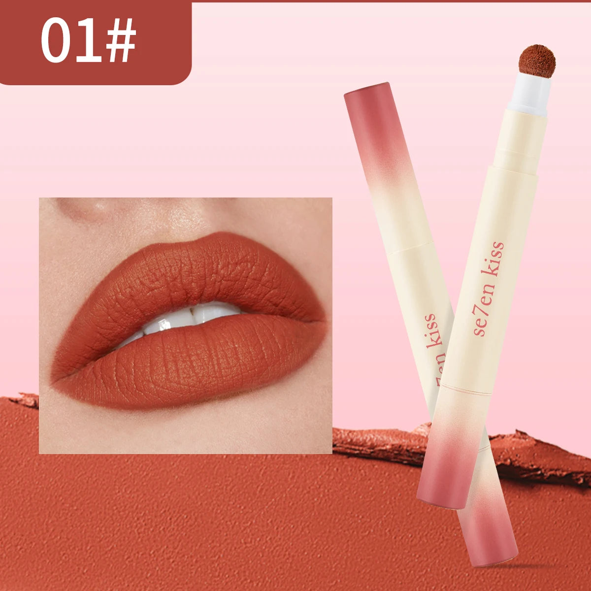 Se7en Kiss Velvet Matte Air Cushion Lip Cream | Waterproof
