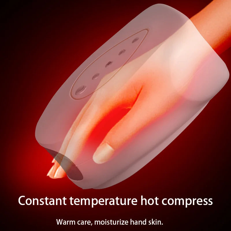 YUKUI Electric Hand Massager – Airbag, 3 Modes & Warm Compress