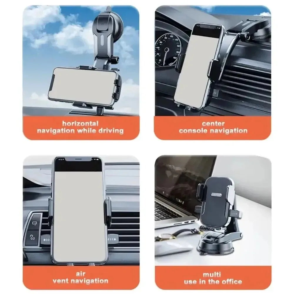 Universal Car Phone Holder – Suction Cup Dashboard & Windshield Car Phone Mount PRIMED