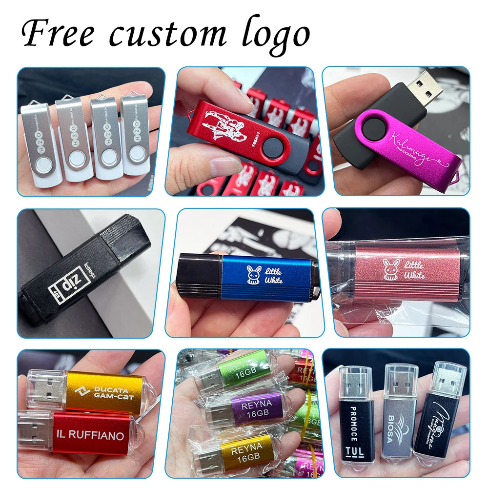 Bulk USB 2.0 Flash Drives 4GB–64GB Custom Logo | 10/50/100 Pack USB Flash Drive PRIMED
