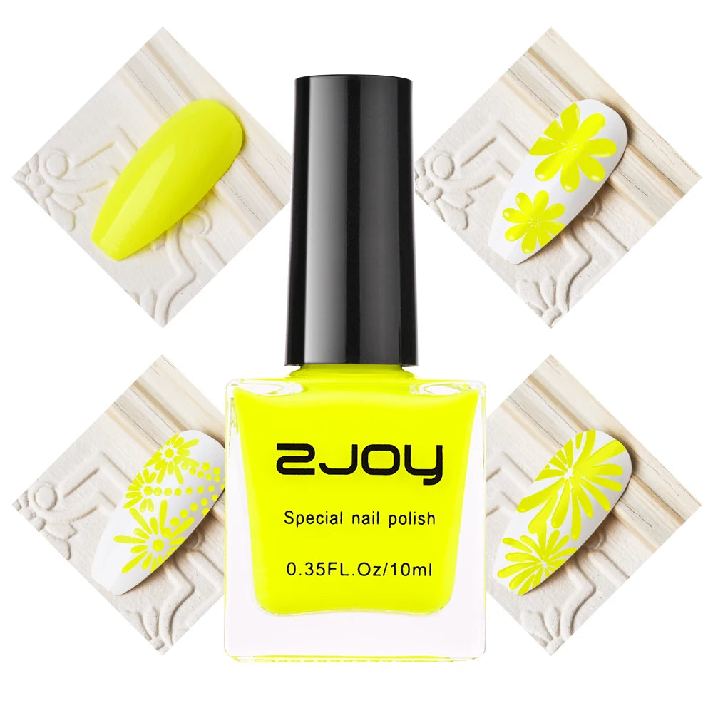 UV LED Stamping Gel Nail Polish 10ml | Vivid Nail Art Lacquer