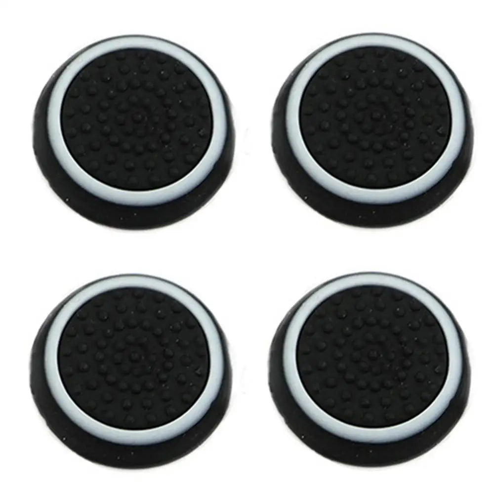 Silicone Thumb Stick Grip Caps for PS4, Xbox One & 360 (4pc) Controller Grip Caps PRIMED WHITE