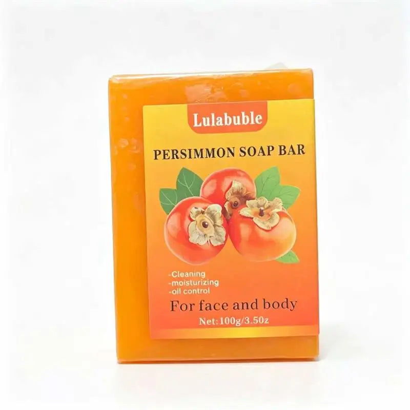 Mint Persimmon Rice Milk Soap Bar 100g – Face & Body Handmade Soap Bar PRIMED Persimmon Soap 100g