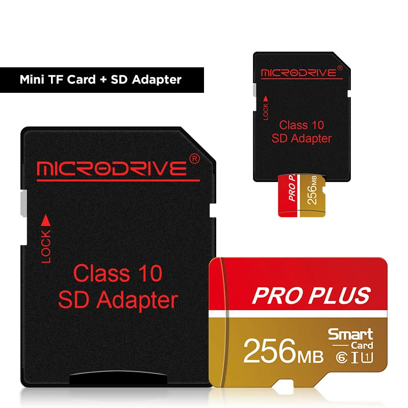 MicroDrive Micro SD Card Class 10 U1 – 128MB to 128GB Flash Memory Card PRIMED