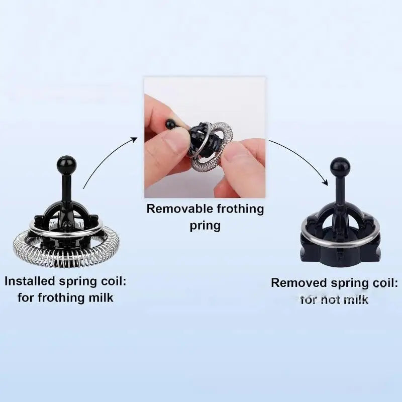 Spring-Loaded Espresso Tamper | 304 Stainless Steel Calibrated
