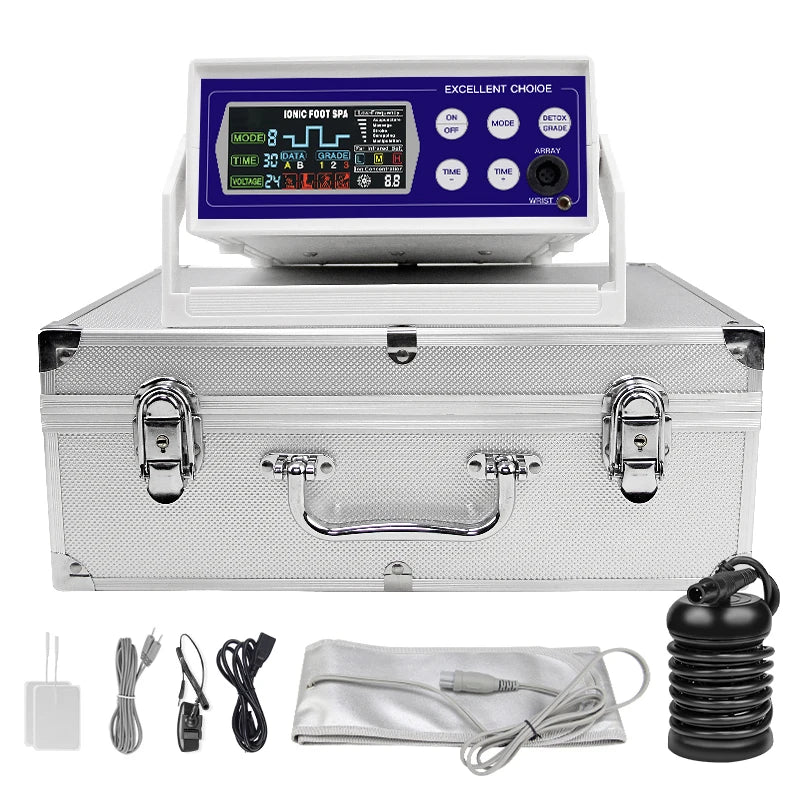 Ionic Detox Foot Spa Machine | Ion Cleanse Foot Bath System Ionic Foot Spa PRIMED US Plug 110 V