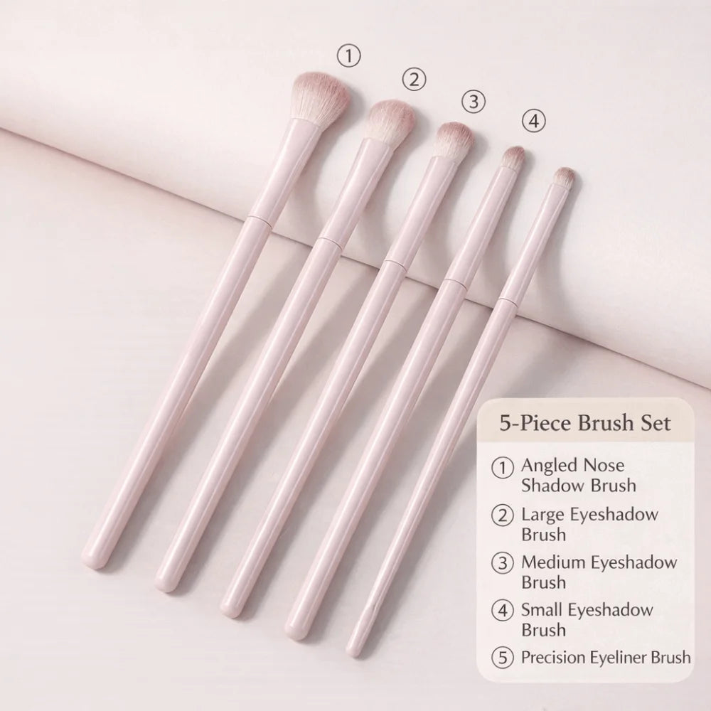 5–13 Piece Soft Makeup Brush Set – Blending, Contour & Eyeshadow