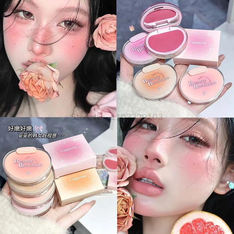 Soft Mist Blush Palette – Matte Cheek Tint & Contour