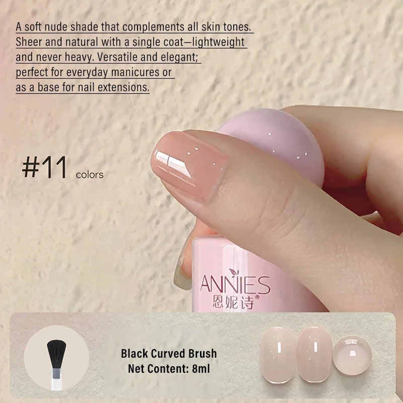 8ml Nude Gel Nail Polish – 23 Colors UV/LED Semi-Permanent Gel Nail Polish PRIMED 11
