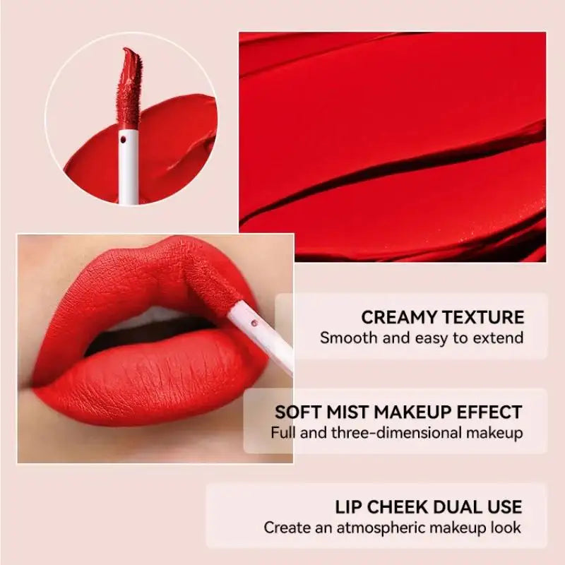 MLSMILE 3-Piece Matte Velvet Lip Gloss Set – Long-Lasting Lip Gloss Set PRIMED