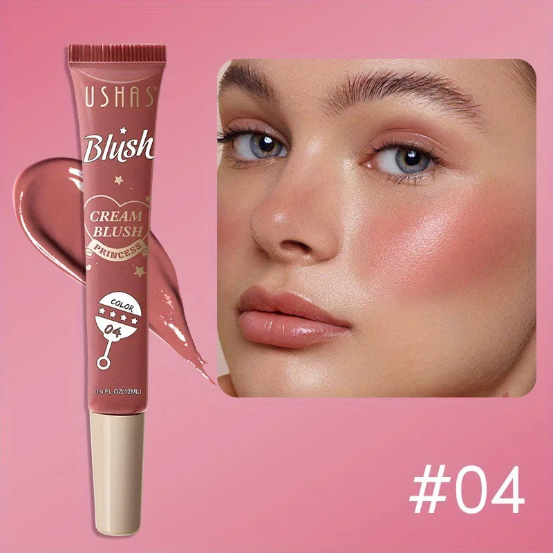 USHAS Liquid Blush Cream – Cheeks, Eyes & Lips Multi-Use