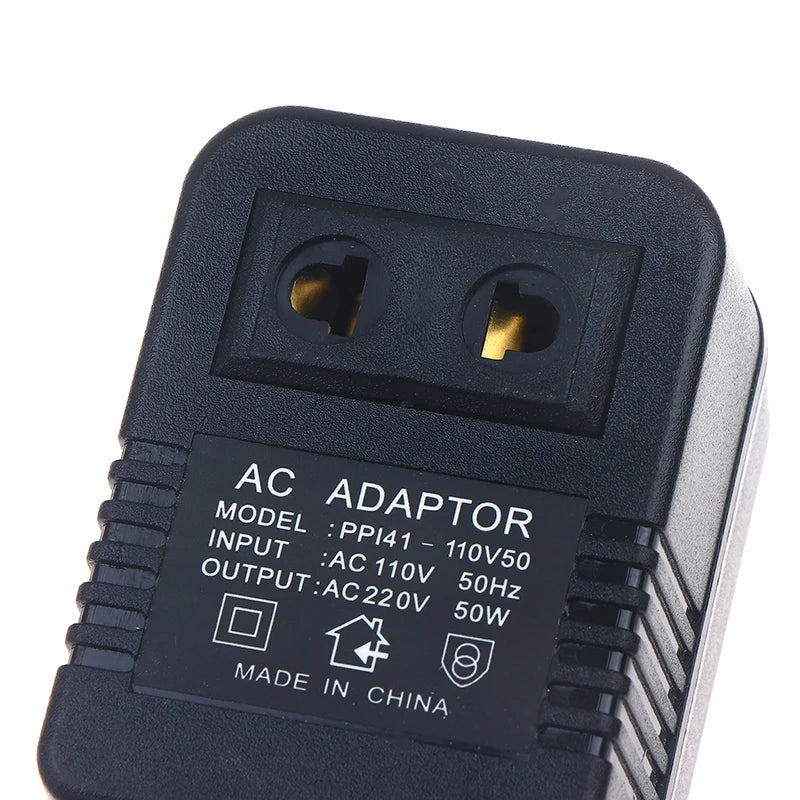 50W Voltage Converter 220V to 110V – EU US Travel Adapter Voltage Converter PRIMED