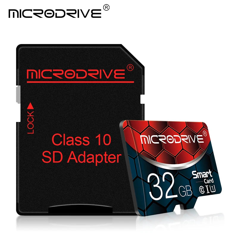 MicroDrive Micro SD Card 8GB–256GB Class 10 UHS-I TF Card Micro SD Card PRIMED