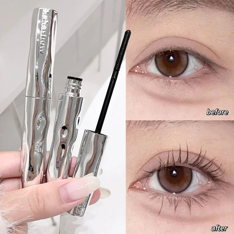 Silver Silk Fiber Mascara – Waterproof Curling & Lengthening