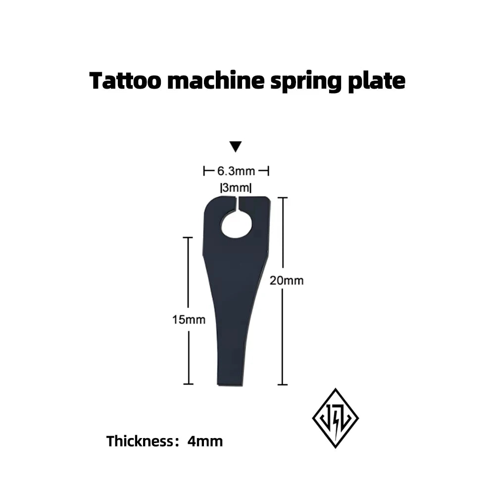 Tattoo Machine Spring Plates – 5 Thickness Steel Replacement Set