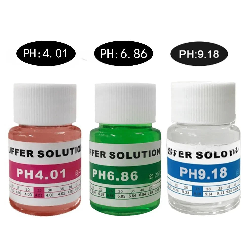 pH Meter Calibration Solution 4.01 6.86 9.18 – Buffer Fluid pH Calibration Solution PRIMED